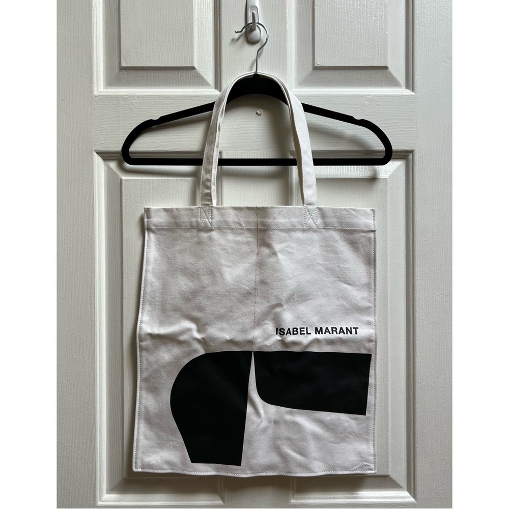 [Isabel Marant] White Printed Canvas Tote (NWOT!)